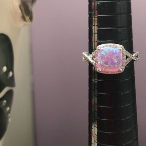 Pink Opal Colored Ring